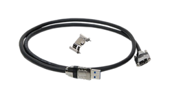 USB 3.1 锁定电缆 (铸造金属连接器)