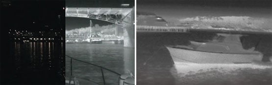FLIR's maritime thermal imagers let public safety vessels respond at night and in bad weather